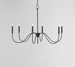 Woodhouse Iron Chandelier (34&quot;-58&quot;)
