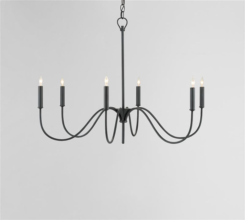 Woodhouse Iron Chandelier (34&quot;-58&quot;)