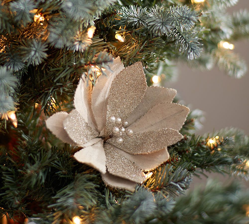 Paper Linen Flower Tree Pick