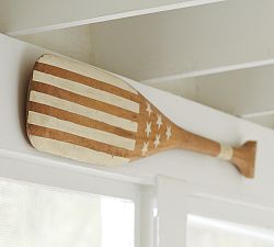 White Painted Oar
