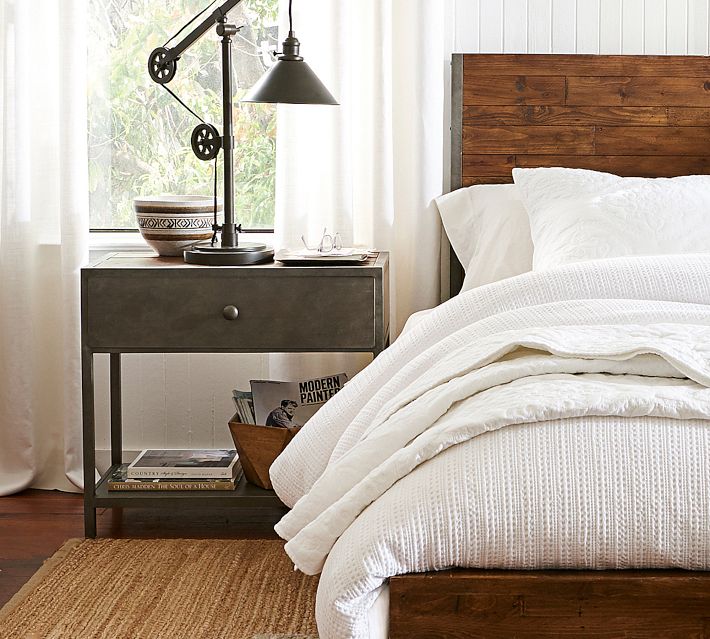 Pottery barn big daddy nightstand discount