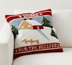 Home for the Holidays Pillow Cover
