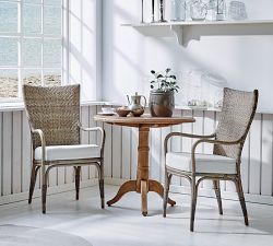 Michel Reclaimed Teak Wood Dining Table (31&quot;- 47&quot;)