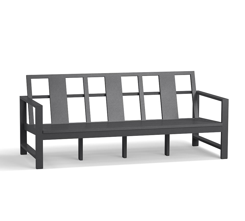 Open Box: Indio Metal Sofa Frame, Weathered Slate