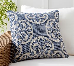 Kaylyn Eco-Friendly Handwoven Tile Outdoor Pillow