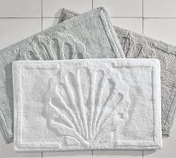 Shell Sculpted Bath Mat