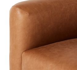 Frankie Leather Swivel Chair