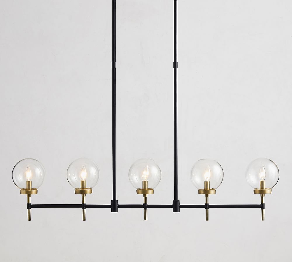 Open Box: Camryn Metal Linear Chandelier