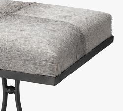Orson Hair on Hide Stool