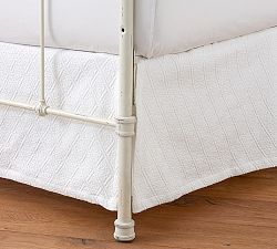 Reeve Matelasse Organic Cotton Daybed Bed Skirt