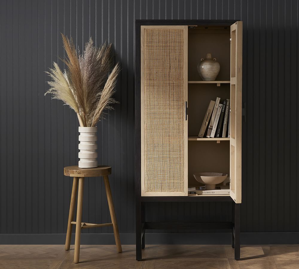 Dolores Cane Cabinet (30&quot;)