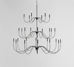 Woodhouse Iron Chandelier (34&quot;-58&quot;)