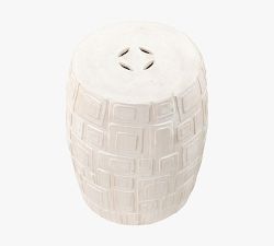 Calvin Ceramic Accent Stool