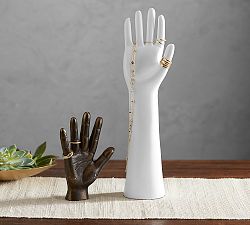 The Emily &amp; Meritt White Hand High Five Catchall