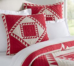 Patchwork Arrow Geo Quilt &amp; Shams