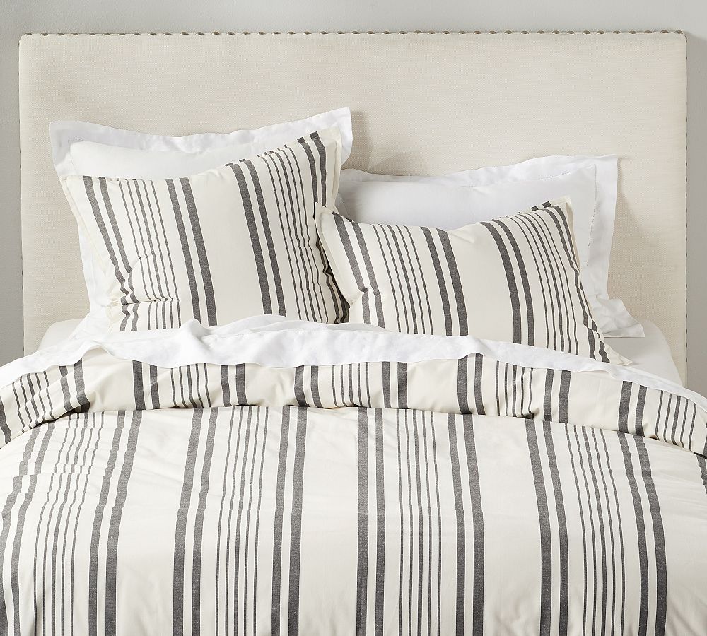The Emily &amp; Meritt Band Stripe Cotton Duvet Cover &amp; Shams