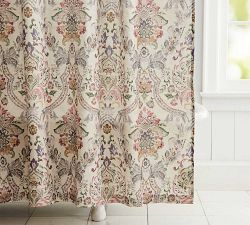 Ivana Cotton Linen Shower Curtain
