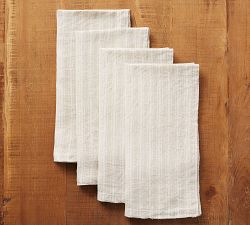 Caravan Boat Striped Linen Napkins - Set of 4