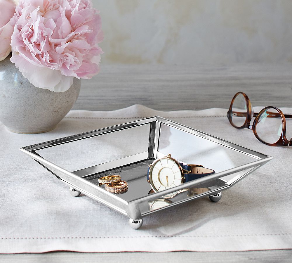 Conservatory Metal &amp; Glass Catchall