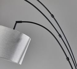 Khloe 3-Arm Metal Arc Floor Lamp (85&quot;)