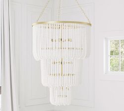 Celine Beaded Chandelier (28&quot;)