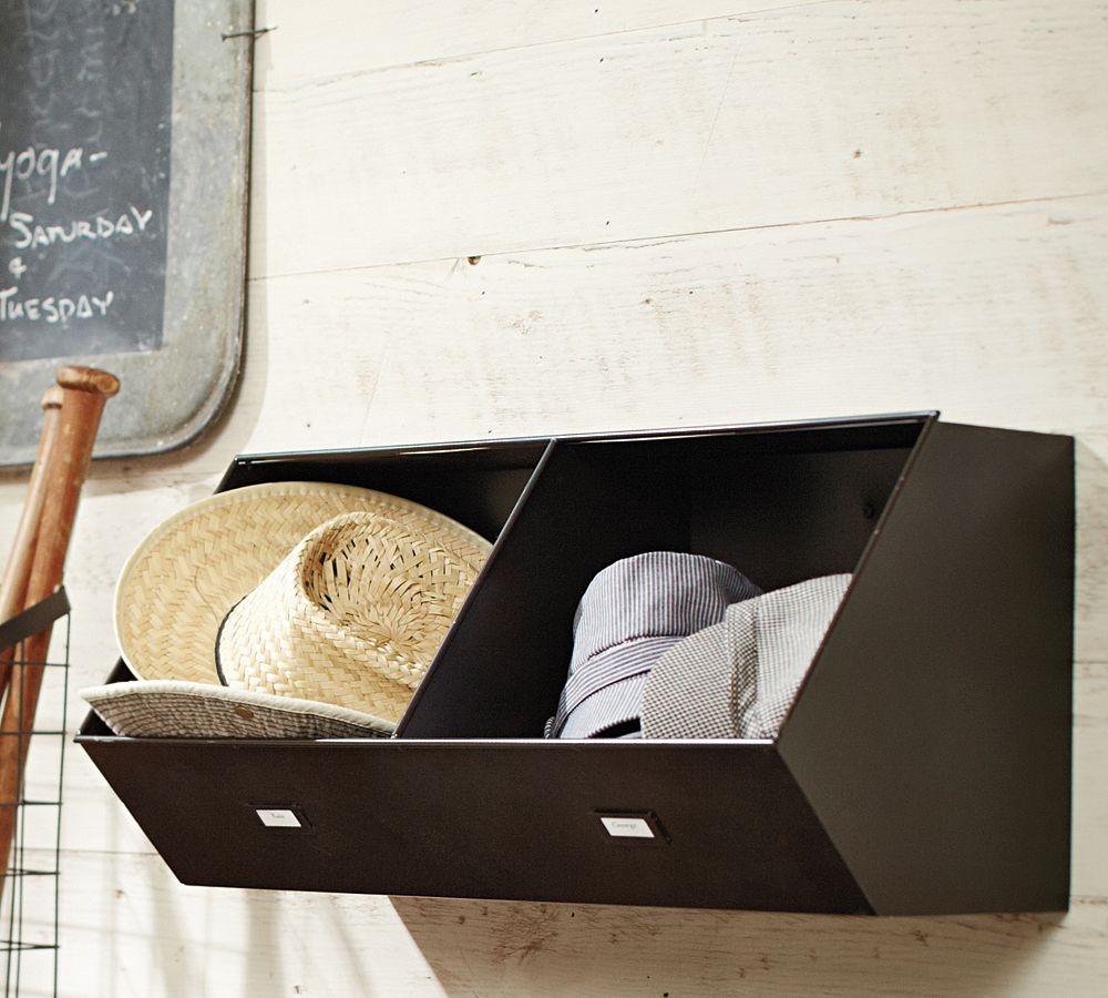 Kellan Wall-Mount Bin Shelf