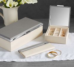 Pixley Leather Small Jewelry Box