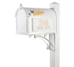 Superior Mailbox Plaque &amp; Post