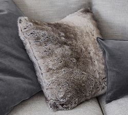 Faux Fur Ombre Pillow Cover