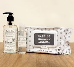 Barr-Co. 8 oz Hand Sanitizer, 2 oz Hand Sanitizer with 1 Box of Wipes