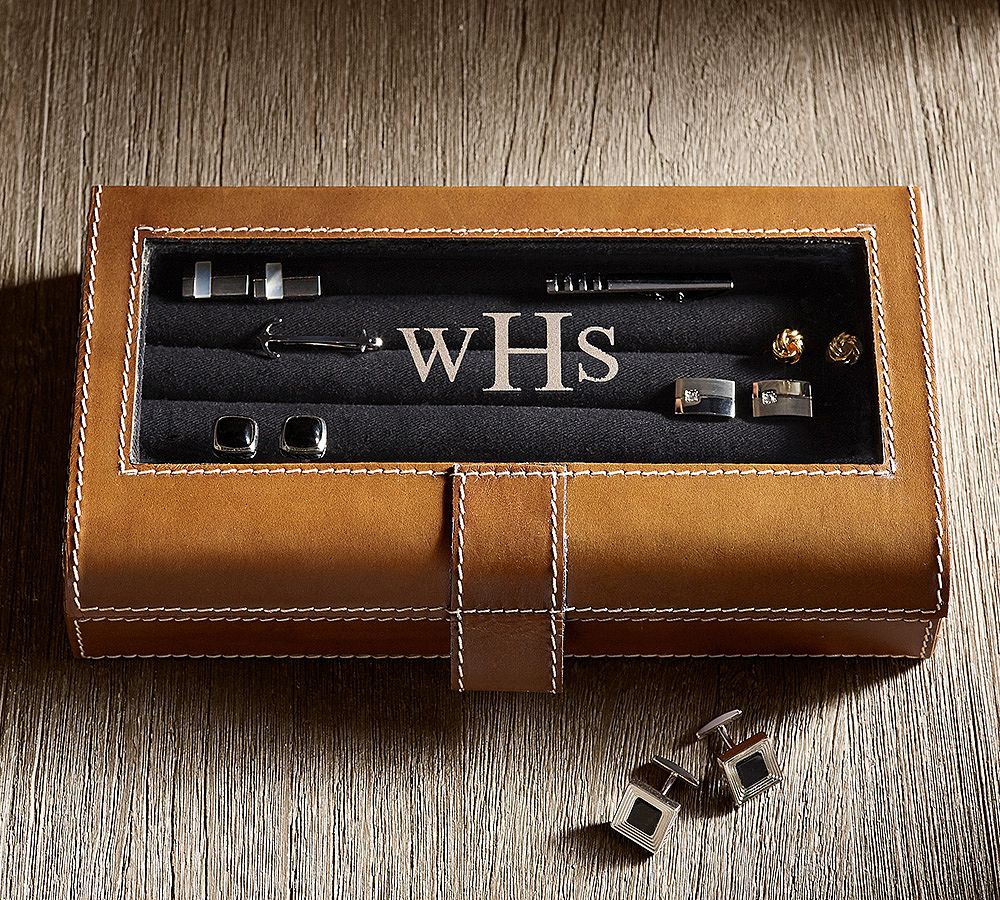 Beckett Leather Cuff Link Box