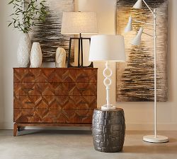 Calvin Ceramic Accent Stool