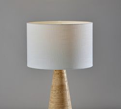 Golding Travertine Table Lamp (21&quot;)