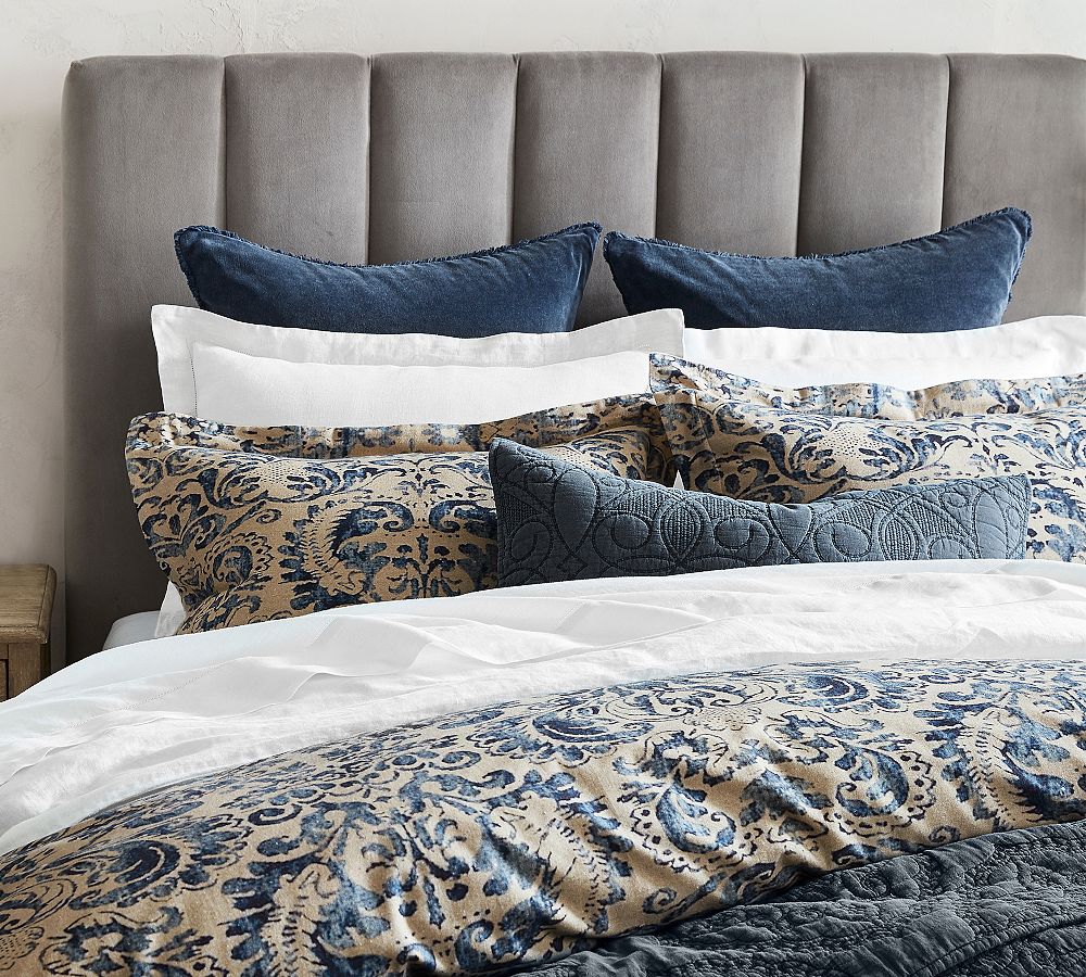Stormi Damask Print Duvet Cover &amp; Shams