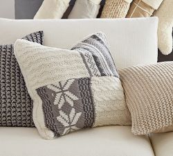 Sweater Patchwork Pillow Cover