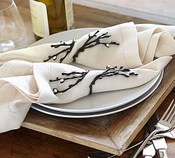 Pearl &amp; Willow Napkin Ring, Set of 4