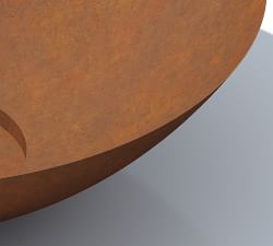 Round Bowl Planters - Corten Steel