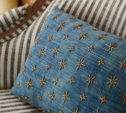 The Emily &amp; Meritt Beaded Star Pillow