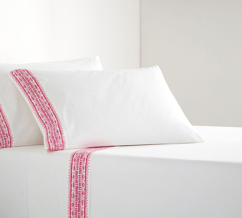 Lilly Pulitzer Shell of a Time Organic Percale Sheet Set