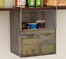 Perforated Rustic Bin Dry Storage