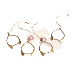 Wishbone Metal Napkin Rings - Set of 4
