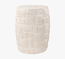 Calvin Ceramic Accent Stool