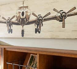 Small Planked Airplane Panels