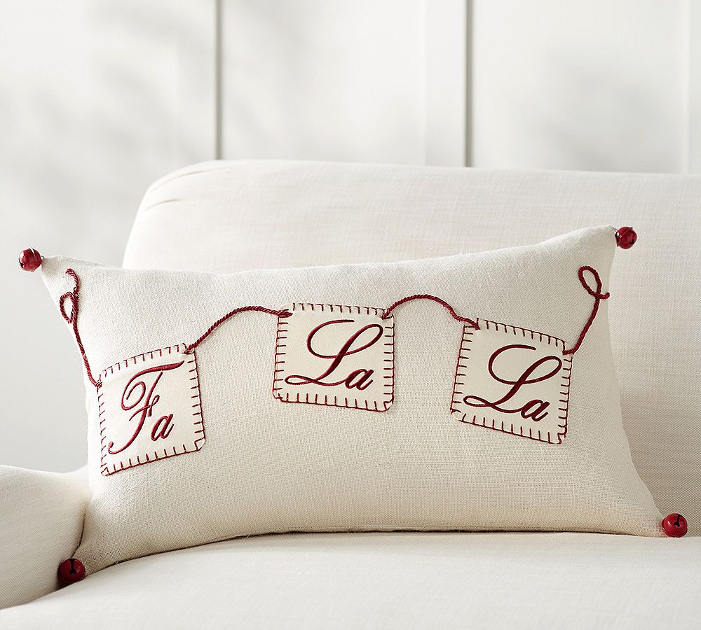 Fa La La Pocket Lumbar Pillow Cover
