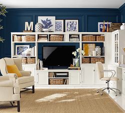 Indigo Ikat Framed Prints