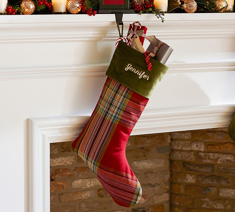 Plaid and Velvet Stockings
