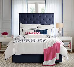 Pom Pom Stripe Throw