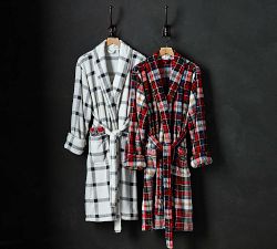 Declan Plaid Robe
