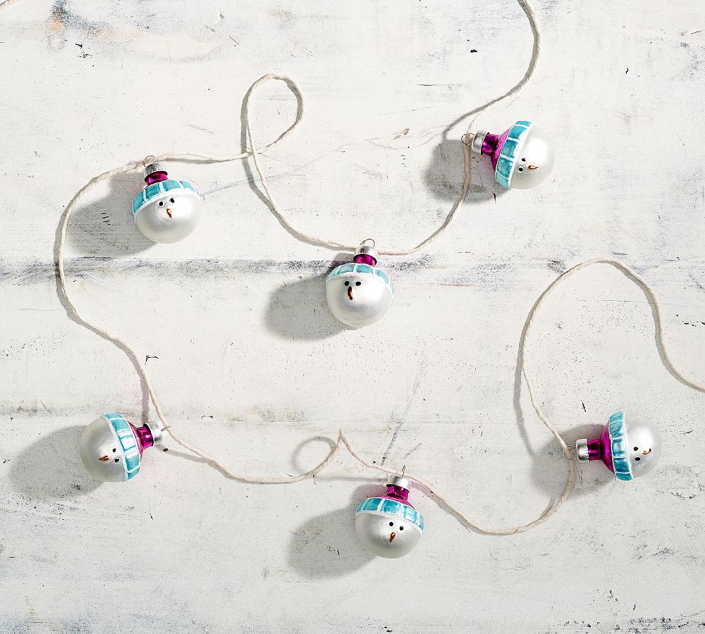 Mercury Mini Snowman Ornaments Set