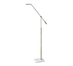 Post LED Marble Floor Lamp (47&quot;-61&quot;)
